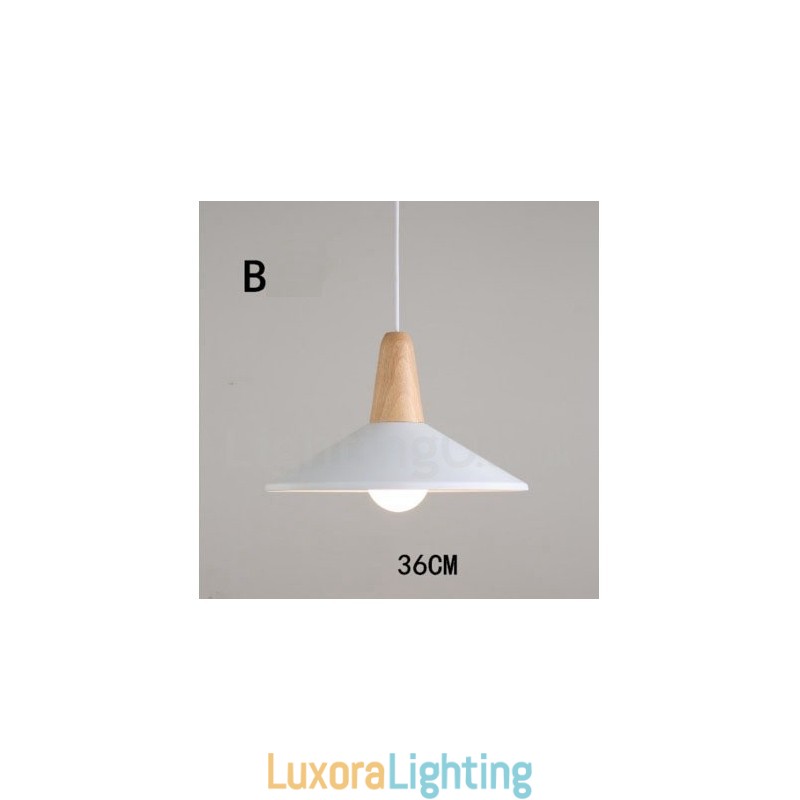 Designer Touch Decorative Modern Contemporary Wood Metal Multi Colors Pendant Light