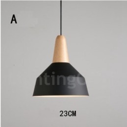 Designer Touch Decorative Modern Contemporary Wood Metal Multi Colors Pendant Light