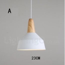 Designer Touch Decorative Modern Contemporary Wood Metal Multi Colors Pendant Light