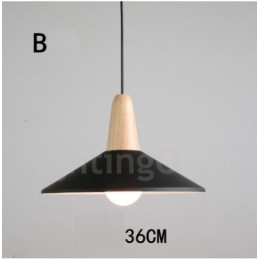 Designer Touch Decorative Modern Contemporary Wood Metal Multi Colors Pendant Light