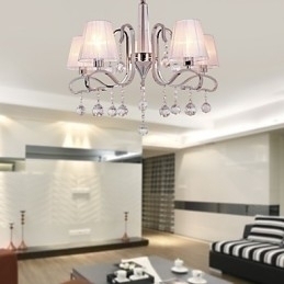 Designer Touch Decorative Modern Contemporary Crystal Electroplated Chandelier