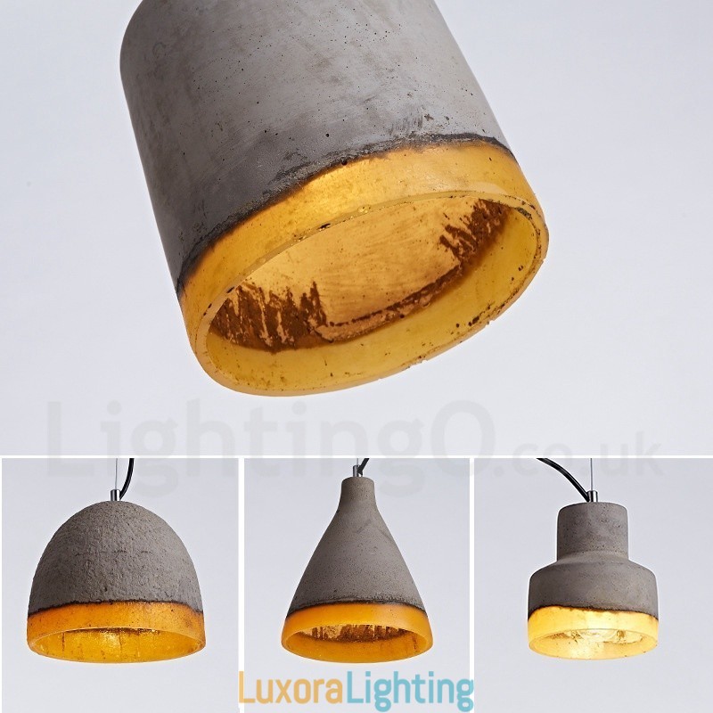 Designer Touch Decorative Modern Contemporary Concrte 1 Light Pendant Light