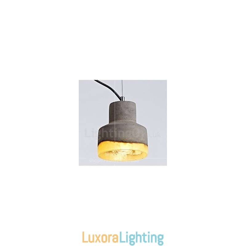 Designer Touch Decorative Modern Contemporary Concrte 1 Light Pendant Light