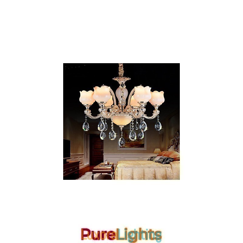 Designer Touch Decorative European Style Jade Pendant lamp Crystal Pendant lamp