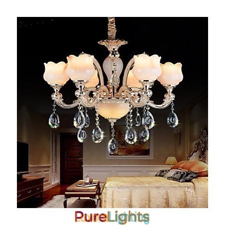 Designer Touch Decorative European Style Jade Pendant lamp Crystal Pendant lamp