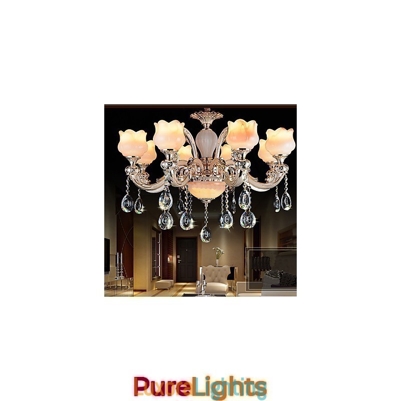 Designer Touch Decorative European Style Jade Pendant lamp Crystal Pendant lamp