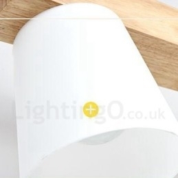 Designer Touch Decorative 3 Light Modern Contemporary Wood Pendant Light