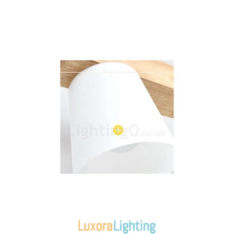 Designer Touch Decorative 3 Light Modern Contemporary Wood Pendant Light