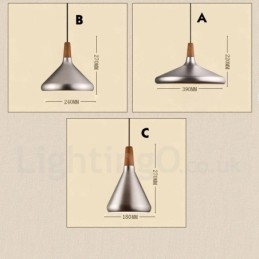 Designer Touch Decorative Modern Contemporary Metal 1 Light Pendant Light