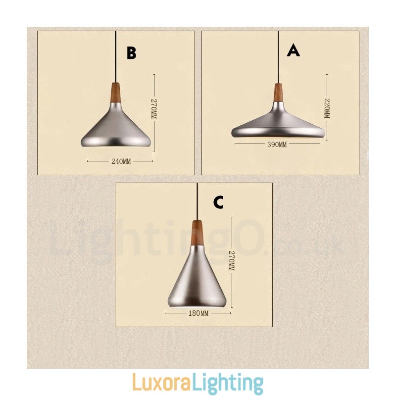Designer Touch Decorative Modern Contemporary Metal 1 Light Pendant Light