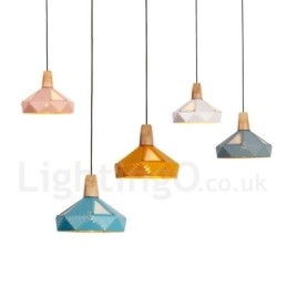 Designer Touch Decorative Single 1 Light Modern Contemporary Multi Colors Pendant Light