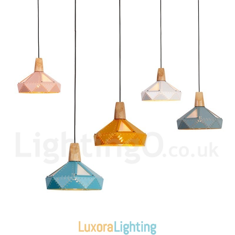 Designer Touch Decorative Single 1 Light Modern Contemporary Multi Colors Pendant Light
