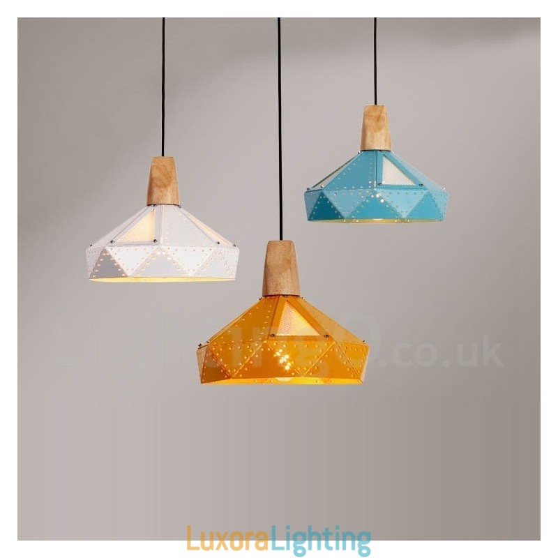 Designer Touch Decorative Single 1 Light Modern Contemporary Multi Colors Pendant Light