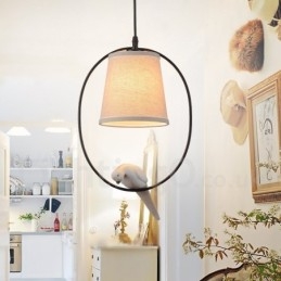 Designer Touch Decorative 1 Light Rustic Lodge Vintage Pendant Light