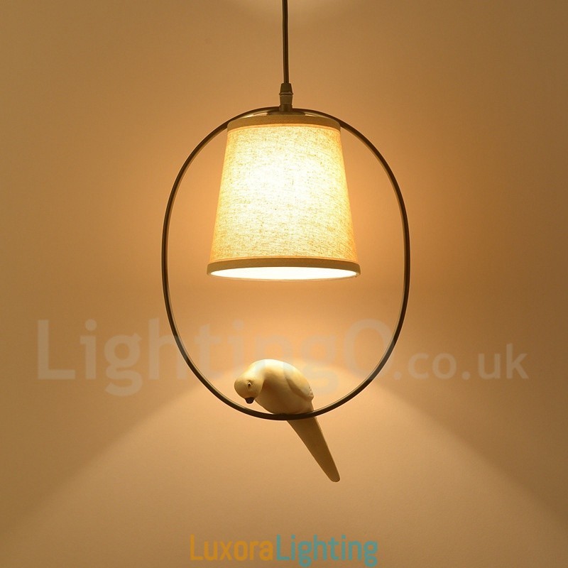 Designer Touch Decorative 1 Light Rustic Lodge Vintage Pendant Light