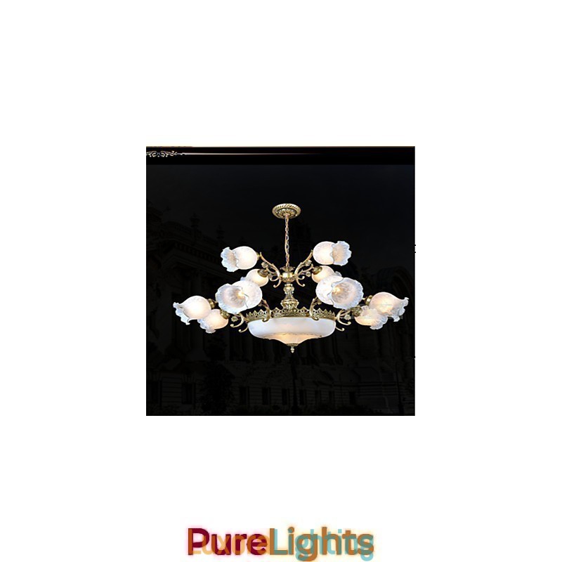 Designer Touch Decorative Chandelier Traditional Classic Vintage Retro Metal