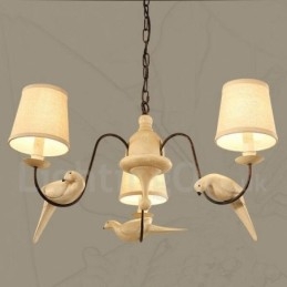 Designer Touch Decorative 3 Light Rustic Lodge Vintage Pendant Light