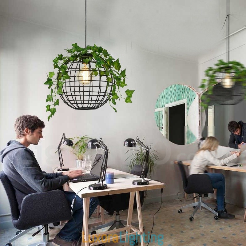 Designer Touch Decorative Country Vintage Globe Pendant Light