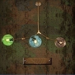 Designer Touch Decorative Art Color Glass Bulb Pendant