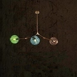 Designer Touch Decorative Art Color Glass Bulb Pendant