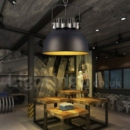 Designer Touch Decorative Black Country Vintage Metal Pendant Light