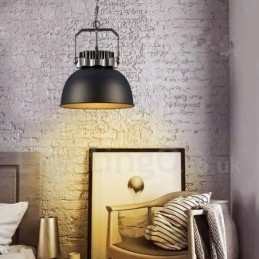 Designer Touch Decorative Black Country Vintage Metal Pendant Light