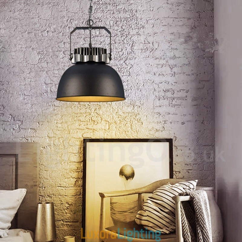 Designer Touch Decorative Black Country Vintage Metal Pendant Light