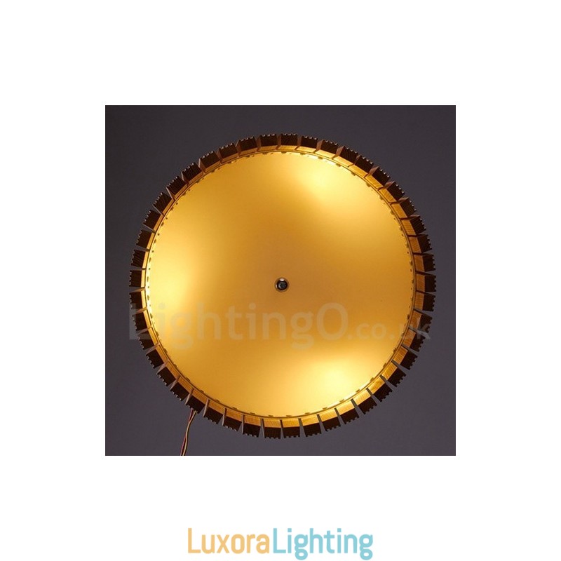 Designer Touch Decorative Modern Contemporary Wood Drum Pendant Light