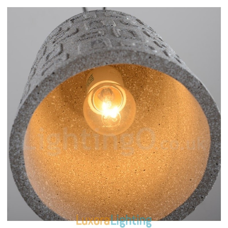 Designer Touch Decorative Retro Vintage Concrte 1 Light Pendant Light