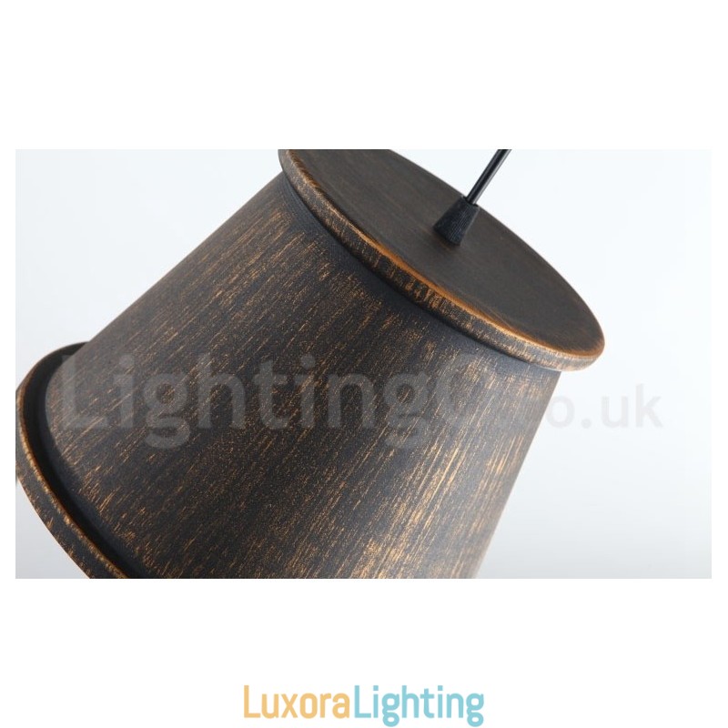 Designer Touch Decorative Retro Vintage 1 Light Metal Pendant Light