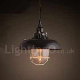 Designer Touch Decorative Retro Vintage Metal 1 Light Pendant Light