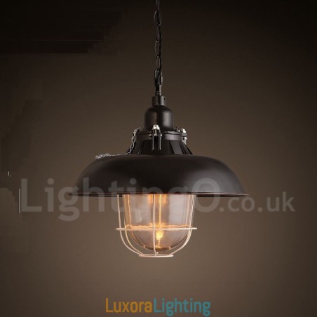 Designer Touch Decorative Retro Vintage Metal 1 Light Pendant Light