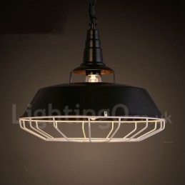 Designer Touch Decorative Retro Vintage Metal 1 Light Pendant Light