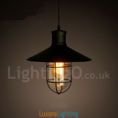 Designer Touch Decorative Retro Vintage Metal 1 Light Pendant Light