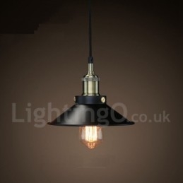 Designer Touch Decorative Retro Vintage Metal 1 Light Pendant Light