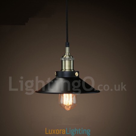 Designer Touch Decorative Retro Vintage Metal 1 Light Pendant Light