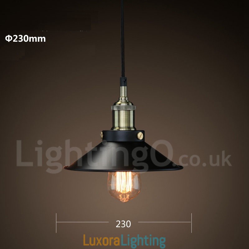 Designer Touch Decorative Retro Vintage Metal 1 Light Pendant Light