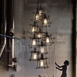 Designer Touch Decorative Retro Vintage Metal Pendant Light (Multiple Shades with one pendant fixed) (Please select the Quantity of the shade below)