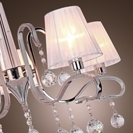 Designer Touch Decorative Modern Contemporary Crystal Electroplated Chandelier