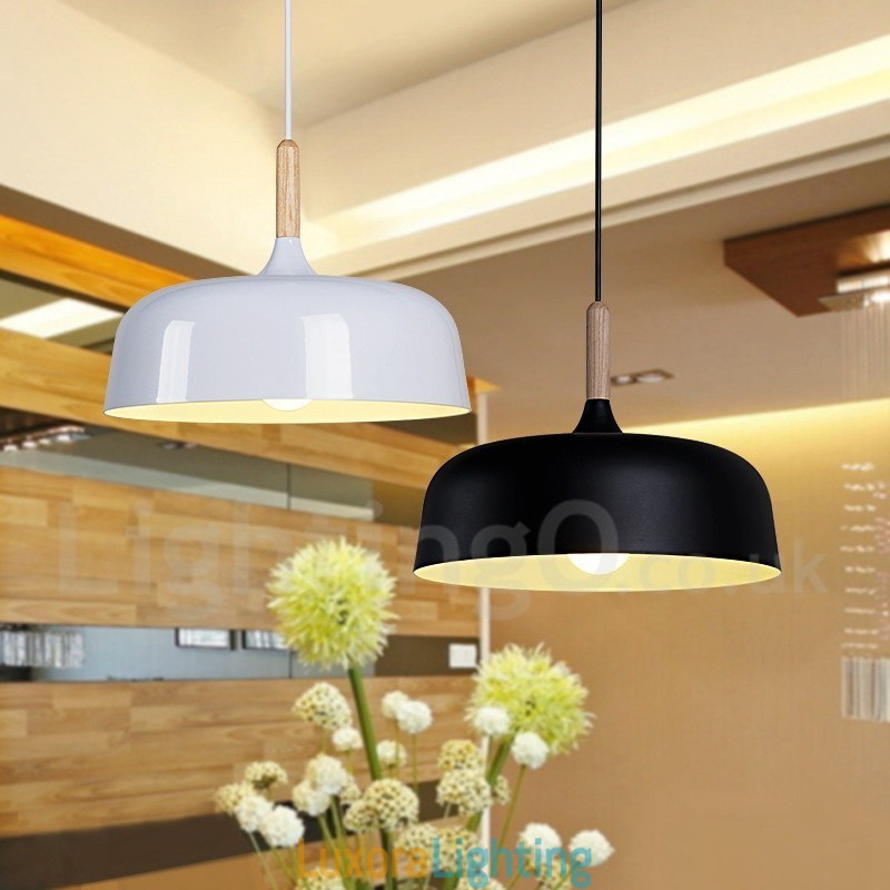 Designer Touch Decorative Modern Contemporary Wood Metal Pendant Light