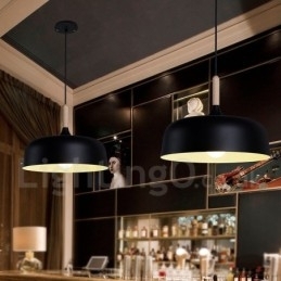 Designer Touch Decorative Modern Contemporary Wood Metal Pendant Light