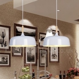 Designer Touch Decorative Modern Contemporary Wood Metal Pendant Light