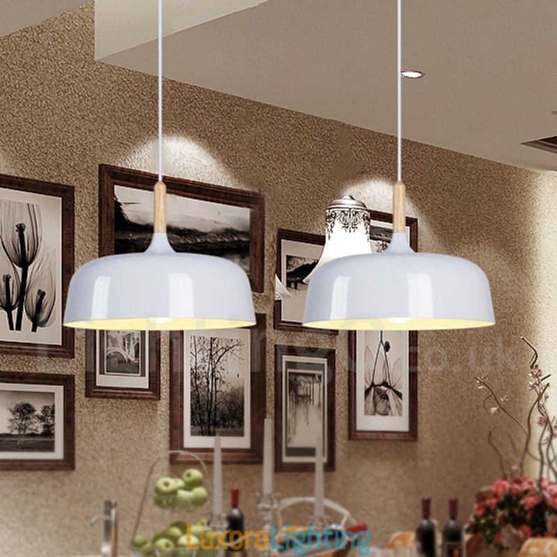 Designer Touch Decorative Modern Contemporary Wood Metal Pendant Light