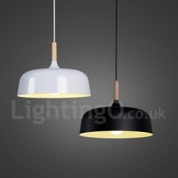 Designer Touch Decorative Modern Contemporary Wood Metal Pendant Light
