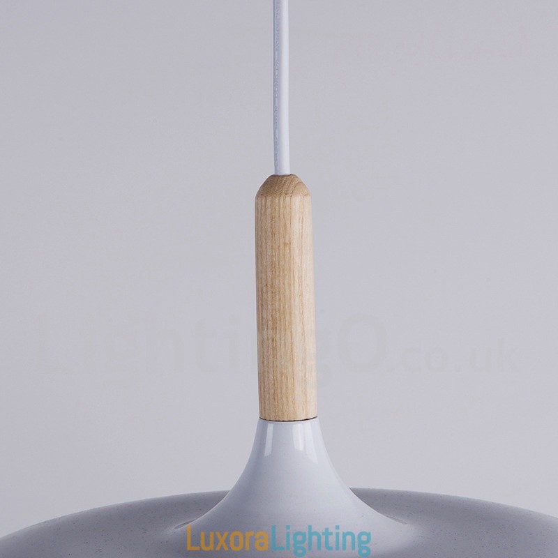 Designer Touch Decorative Modern Contemporary Wood Metal Pendant Light
