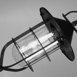 Designer Touch Decorative Vintage Metal Pendant Light with Glass Shade