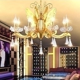 Designer Touch Decorative Chandelier Modern Contemporary Metal