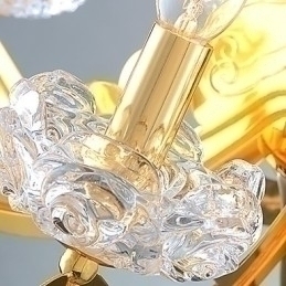 Designer Touch Decorative Chandelier Modern Contemporary Metal