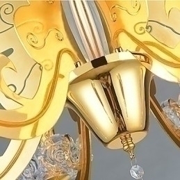 Designer Touch Decorative Chandelier Modern Contemporary Metal