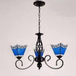 Designer Touch Decorative 3 Light Mediterranean Style Integrated Metal Chandelier